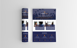 Study Abroad Flyer for International Students