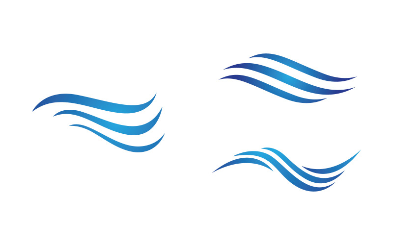Water wave liquid vector Logo illustration design V1.172 Logo Template