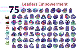 Leadership Empowerment Vector Illustrations