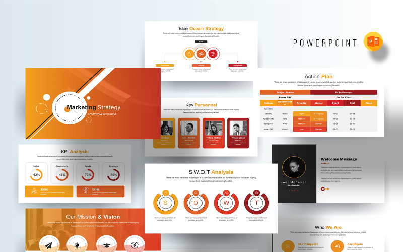 Marketing Strategy PowerPoint Presentation Template PowerPoint Template