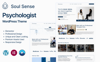 Soul Sense - Psychologist, Therapy & Psychological Counseling WordPress Theme