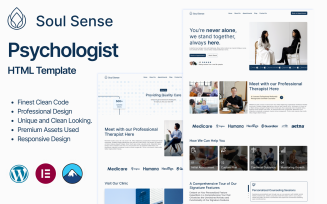 Soul Sense - Psychologist, Therapy & Psychological Counseling WordPress Theme