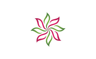 Beauty florist Nature vector icon design template v.6