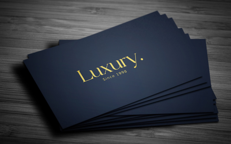 Luxurious Business Card Template Corporate Identity