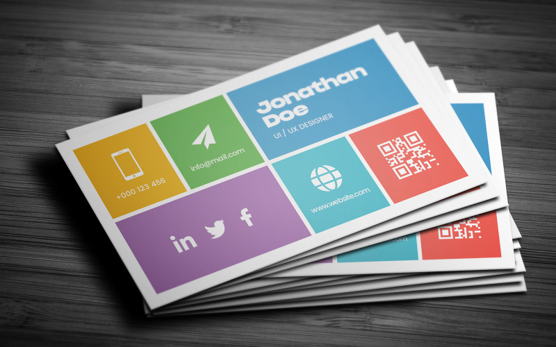 Modern Stylish Business Card Corporate Identity