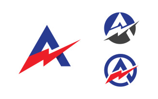 A Letter Business Concept design LogoTemplate v.83