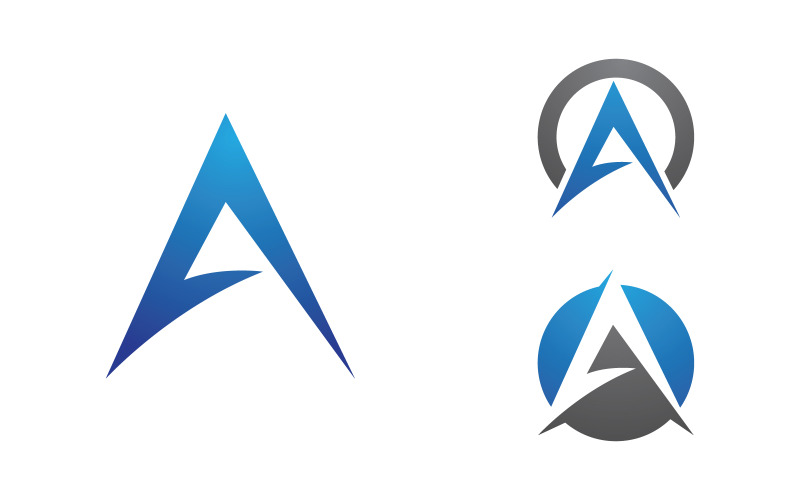 A Letter Business Concept design LogoTemplate v.84 Logo Template