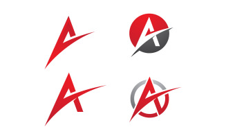 A Letter Business Concept design LogoTemplate v.85