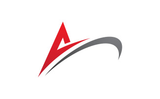 A Letter Business Concept design LogoTemplate v.86