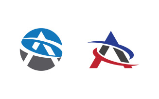 A Letter Business Concept design LogoTemplate v.88