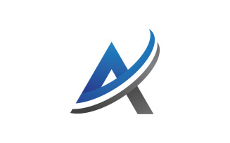 A Letter Business Concept design LogoTemplate v.92