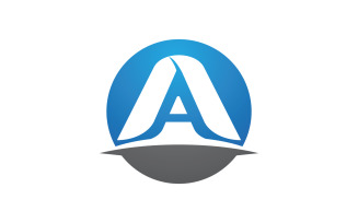 A Letter Business Concept design LogoTemplate v.95