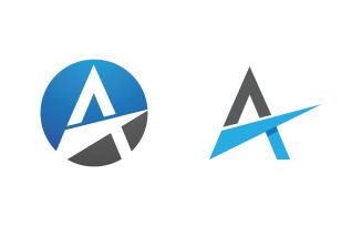 A Letter Business Concept design LogoTemplate v.96