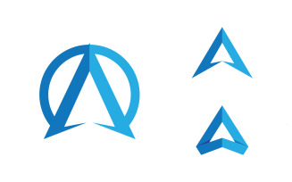 A Letter Business Concept design LogoTemplate v.97