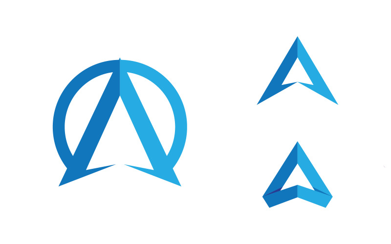 A Letter Business Concept design LogoTemplate v.97 Logo Template