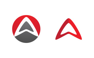 A Letter Business Concept design LogoTemplate v.98