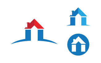 House Property concept icon logo template v.101