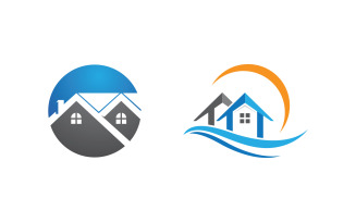 House Property concept icon logo template v.105