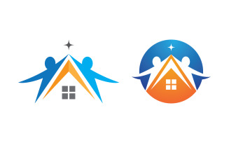House Property concept icon logo template v.91