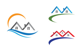 House Property concept icon logo template v.96