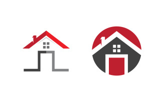 House Property concept icon logo template v.97