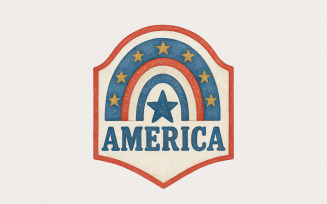 America Rainbow Sublimation PNG, USA Png, Patriotic Printable, July 4th Clipart, Daisy Clipart,