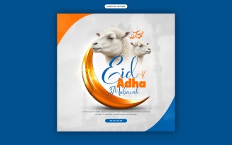Creative Eid al-Adha Social Media Template