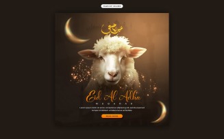 Eid al-Adha Instagram & Facebook Social Media Templates
