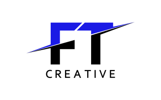 FT Letter Creative Design Logo Template