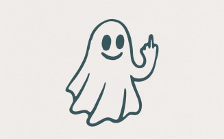 Ghost Middle Finger png, pod Ghost, Halloween png, Ghost Face png, Ghost pod File, Cute Ghost png,