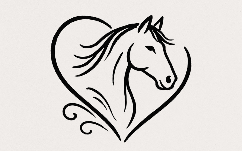 Horse png, Horse Clipart, Equestrian png, Digital Download, Horse Silhouette, pod File, Beautiful Illustration