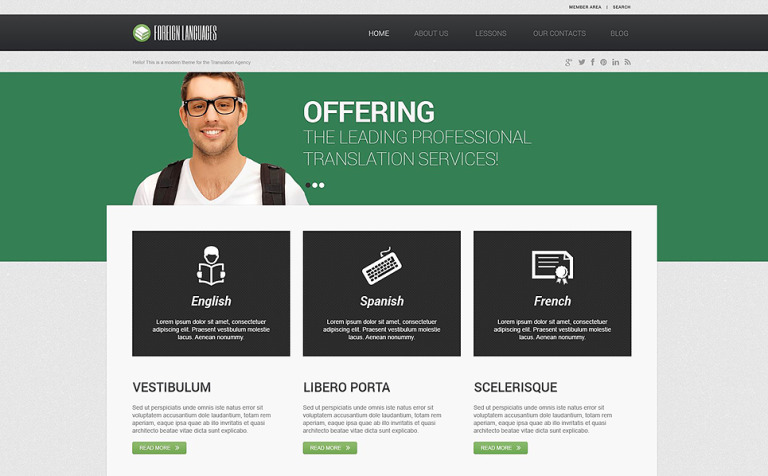 Accounting Website Bootstrap WordPress Template Big Screenshot Accounting Website Responsive WordPress Theme New Screenshots BIG