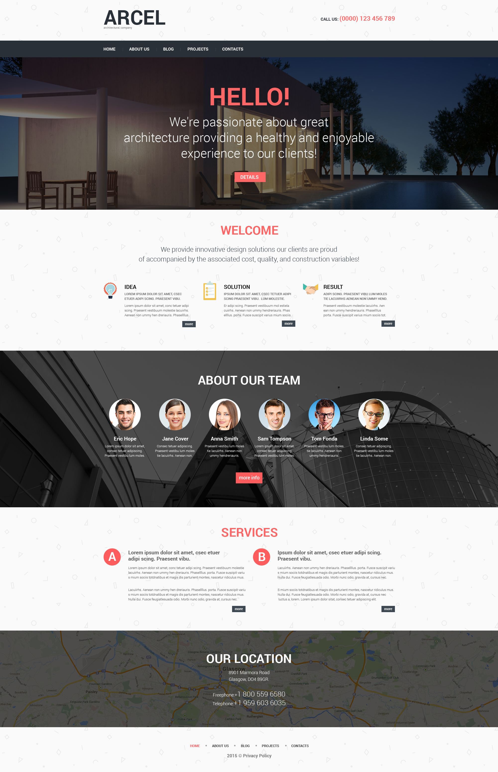 Architecture Responsive WordPress Theme - screenshot