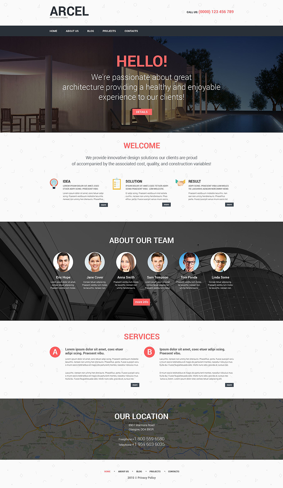Construction Company Responsive WordPress Theme New Screenshots BIG