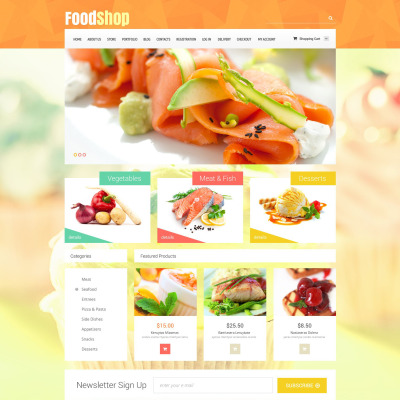Food Shop WooCommerce Theme #52488