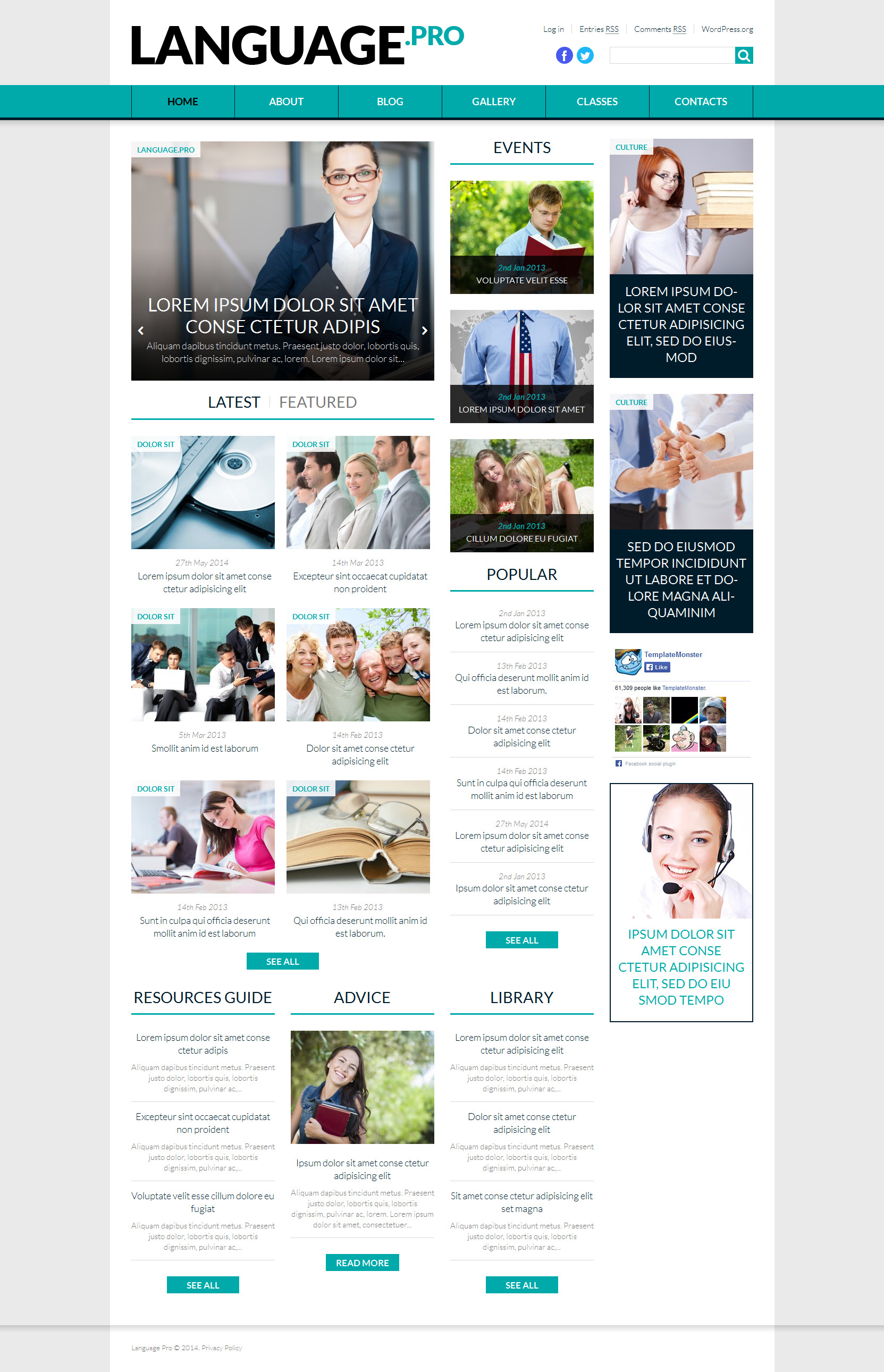 Responzivní WordPress motiv "World News Portal" #52458