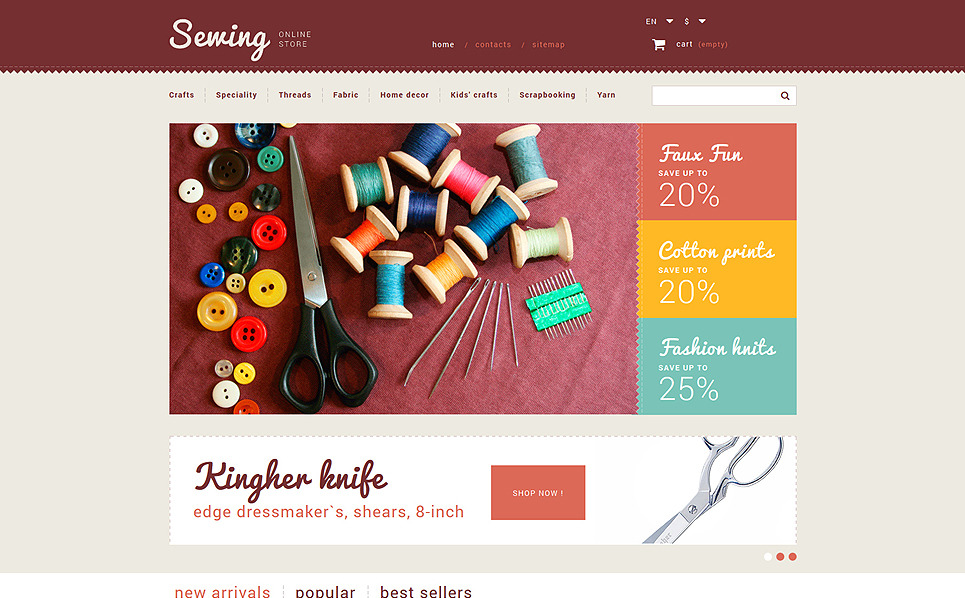 Sewing Store Theme 52455
