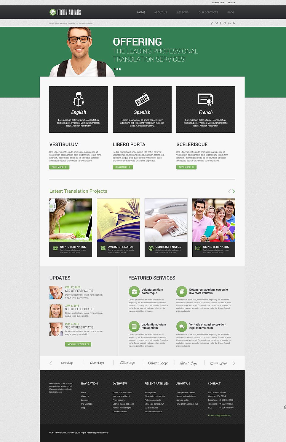 Translation Bureau Responsive WordPress Theme New Screenshots BIG