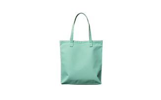 Solid color women's tote bag png