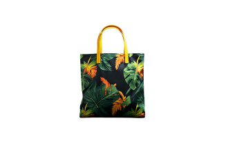 Ladies tote bag png background.