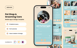 PettiGo – Pet Services App Design Template