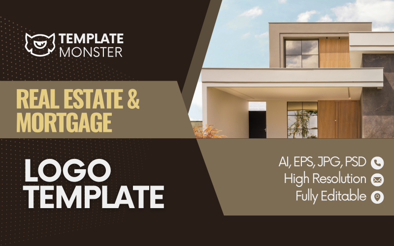 Real Estate & Mortgage Logo Template