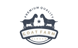 Goat logo Goat Farm Design V6