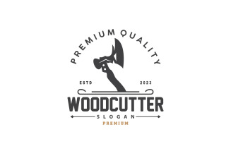 Ax Logo Wood Cutting Tool Black V7