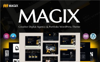 Magix – Creative Digital Agency & Portfolio WordPress Theme