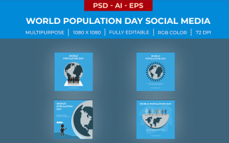 World Population Day Awareness Design