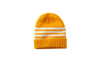 Yellow beanie png background
