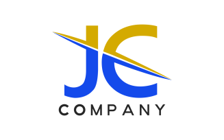 JC Letter Initial Custom Design Logo