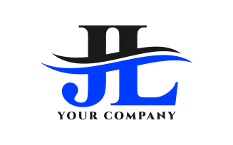 JL Letter Unique Design Logo Template