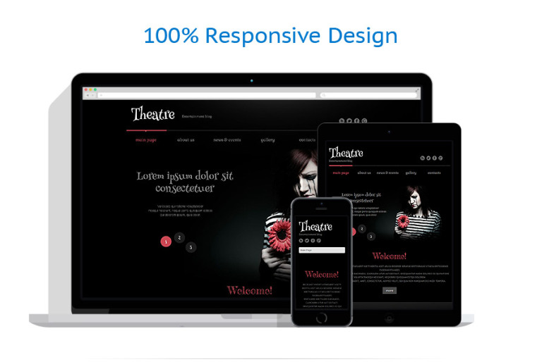 Theater Responsive WordPress Theme WordPress Theme